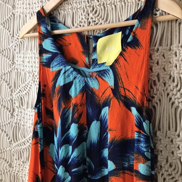 Maeve high low floral sleeveless dress sz 4 - Picture 5 of 9